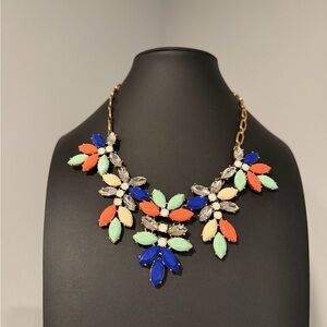 J. Crew Multicolor Floral Necklace